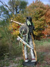Life Size Indian with Bow and Arrow bronze statue