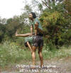 Large Leapfrog bronze statue