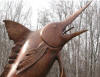 Single Marlin bronze reproduction