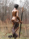 Brown Patina Neptune bronze statue