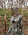 Life Size Neptune bronze reproduction