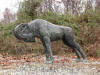Abstract Ram bronze reproduction