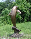 Single Dolphin bronze reproduction