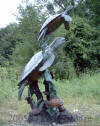 Sea Turtles bronze reproduction fountain