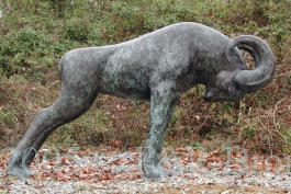 Abstract Ram bronze