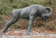 Abstract Ram bronze