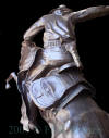 Heroic Bronco Buster bronze by Remington