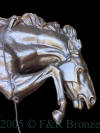 Heroic Bronco Buster bronze statue