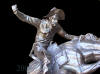 Heroic Bronco Buster bronze sculpture