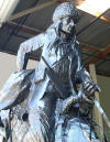 Heroic Mountain Man bronze by Remington