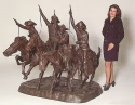 Heroic Coming Thru The Rye bronze reproduction