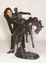 Monumental Bronco Twister bronze reproduction