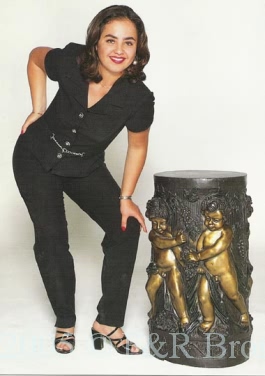 French Pedestal bronze by Nardini