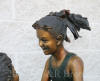 Two Girls In Fountain bronze