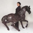 Monumental Stallion bronze