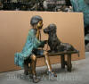 Playing Doctor Bronze Sculpture