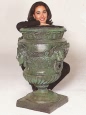 Jumbo Bronze Urn by Pierre Jules Mene