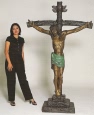 Jesus Cross bronze by Nardini