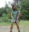 Girl Playing Tennis bronze sculpture