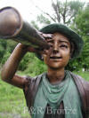 Explorer Boy bronze statue