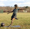 Soccer Boy Bronze statue
