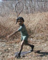Tennis Boy Bronze