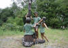 Kids with Water Pump bronze statue fountain