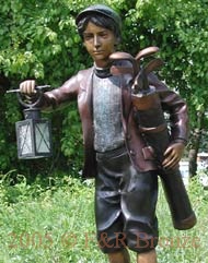 life size bronze children