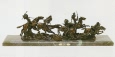 War Party bronze by Carl Kauba
