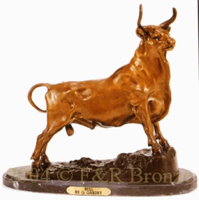 Bull bronze by Gardet
