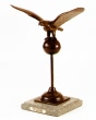 Eagle on Ball bronze by Moigniez