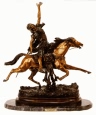 Fantastic Arab bronze statue