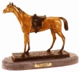 Horse with Side Saddle bronze statue