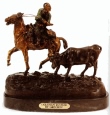 Ukranian Rustler bronze by Grechov