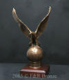 Eagle Bronze statue