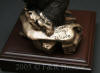 Attitude bronze statue by Wally Shoop